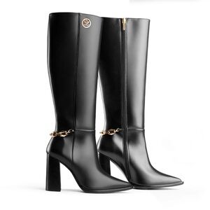 Black Knee High Boots (NWOT)